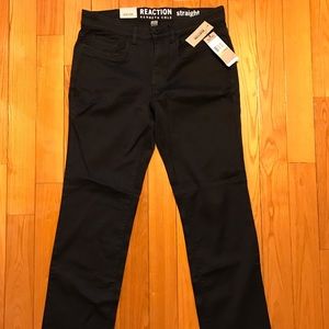 Kenneth Cole slim trouser - 33x32 black - new wtag